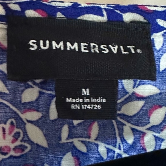 Summersalt The Easy Breezy Eco Voile Mini Dress Cover-Up Size Medium - *EUC* - Picture 7 of 10